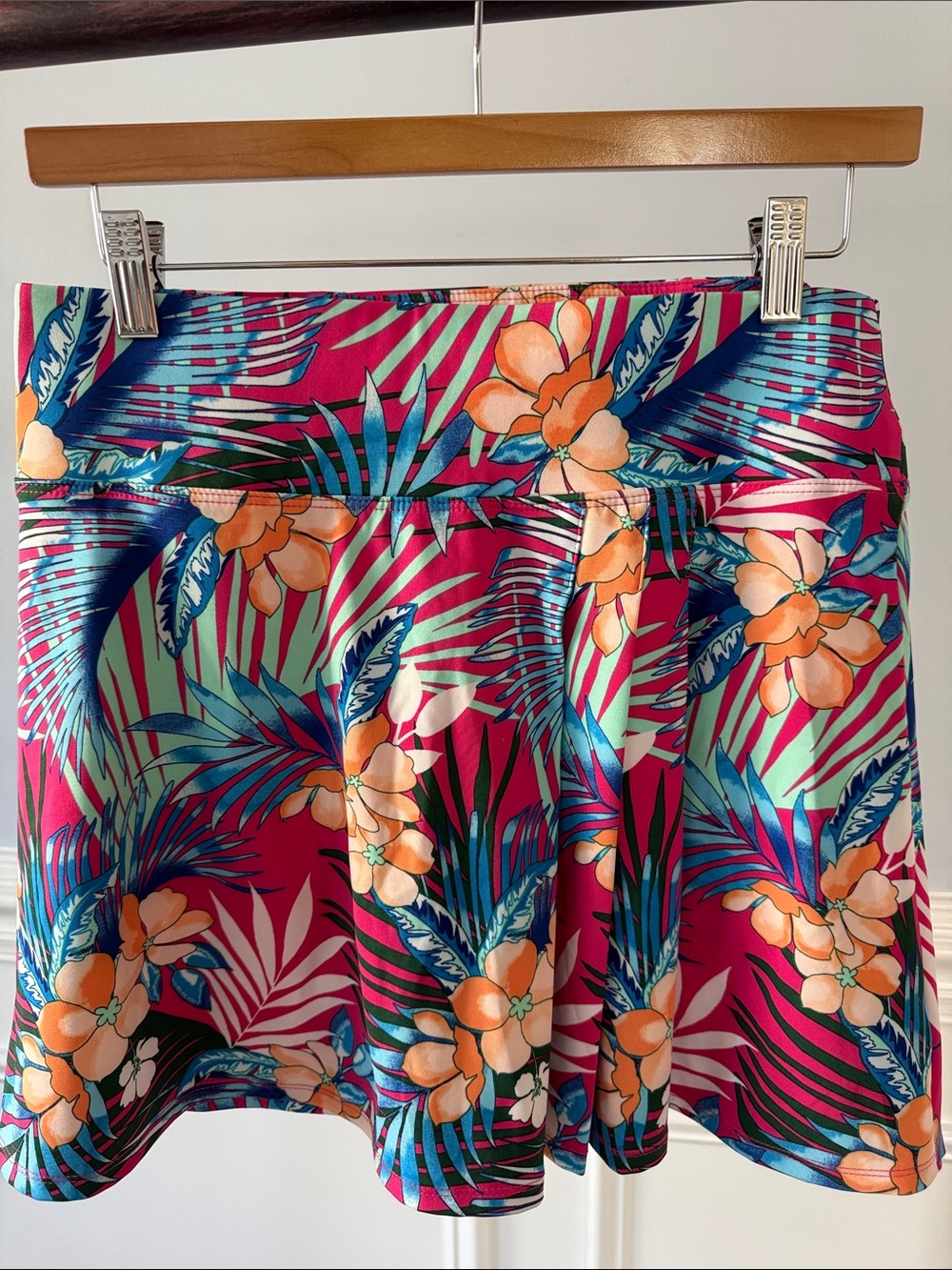 Tommy Bahama Golf Tennis Skort Skirt Womens S Pink Tropical Floral Pickleball